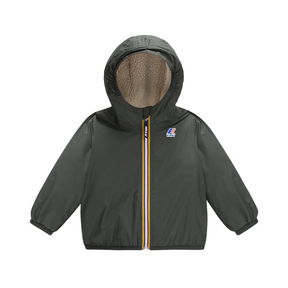 K-WAY Giubotto verde con...