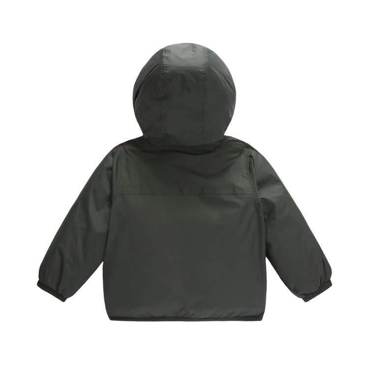 K-WAY Giubotto verde con cappuccio neonati