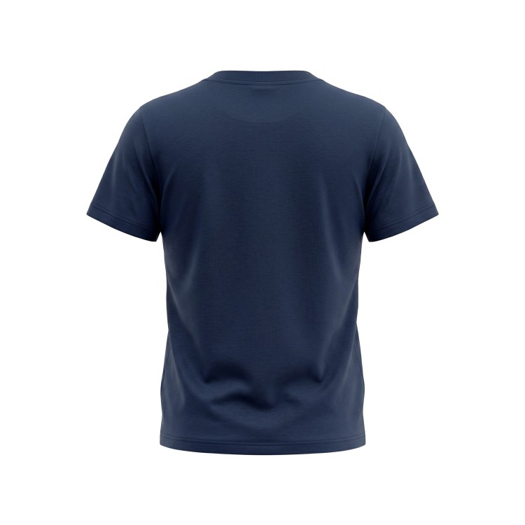 K-WAY T-shirt manica corta in cotone blu bambino