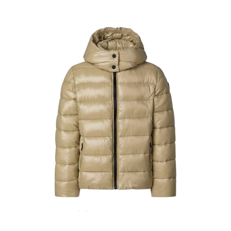 SAVE THE DUCK Piumino beige con cappuccio bambina