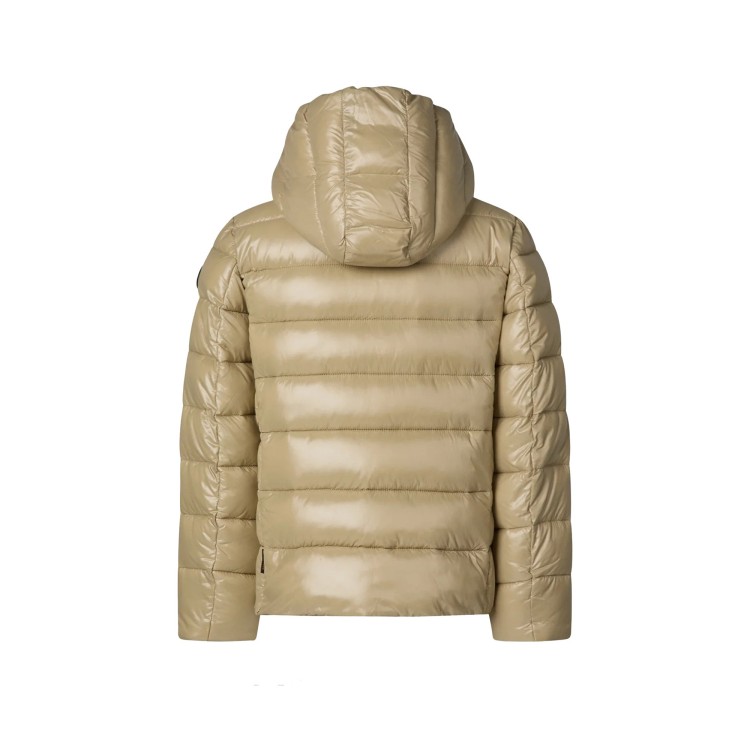 SAVE THE DUCK Piumino beige con cappuccio bambina