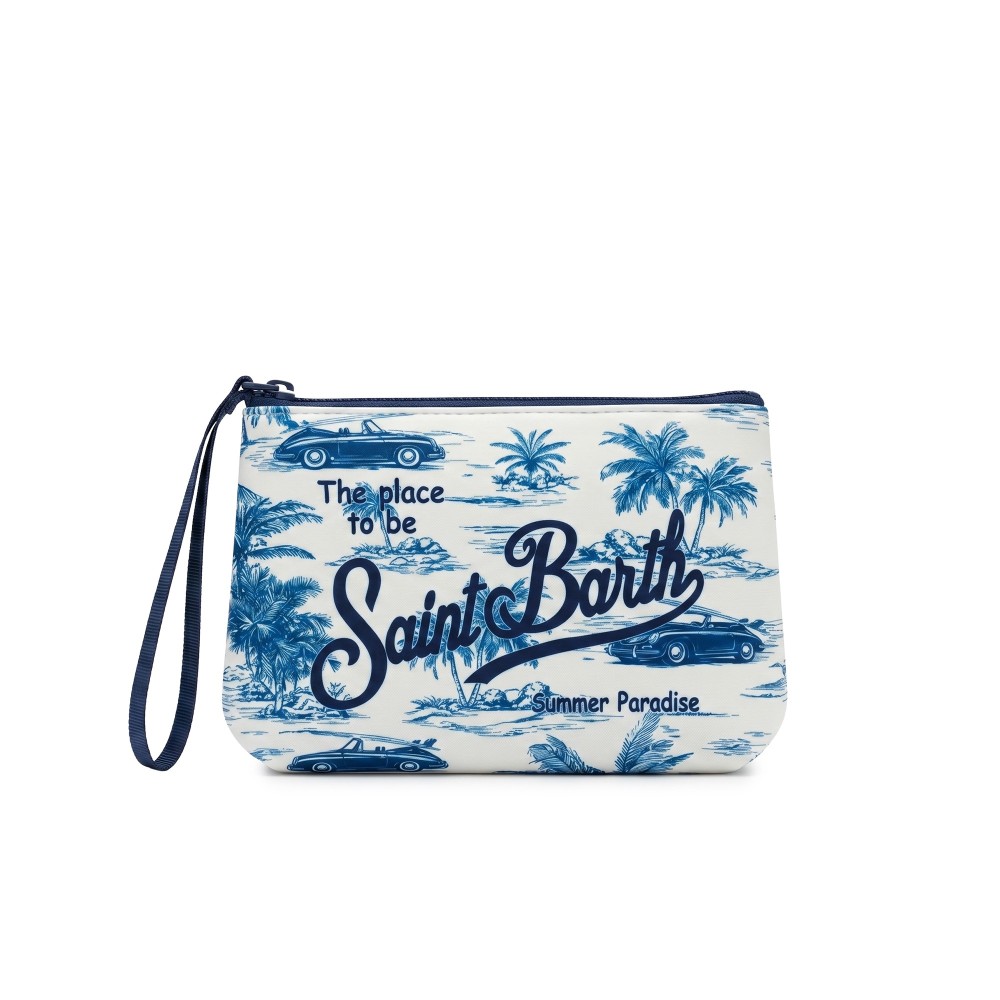 SAINT BARTH Pochette blu...