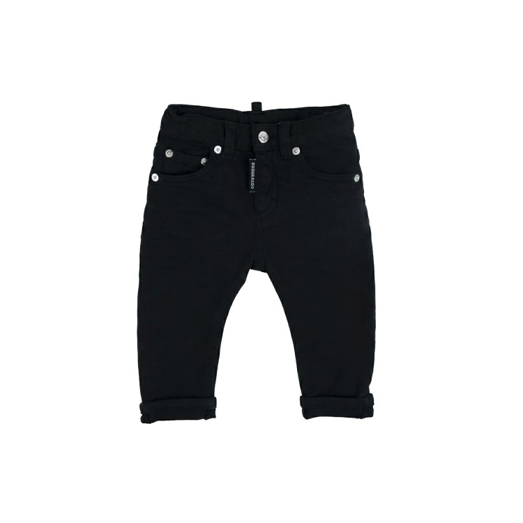 DSQUARED Pantaloni neri neonato