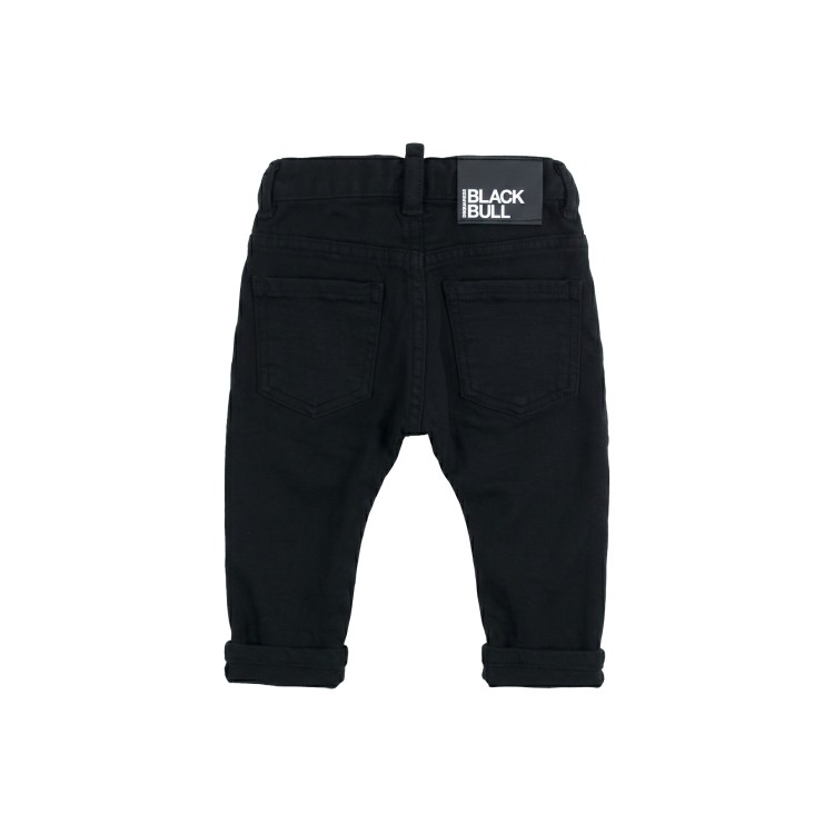 DSQUARED Pantaloni neri neonato
