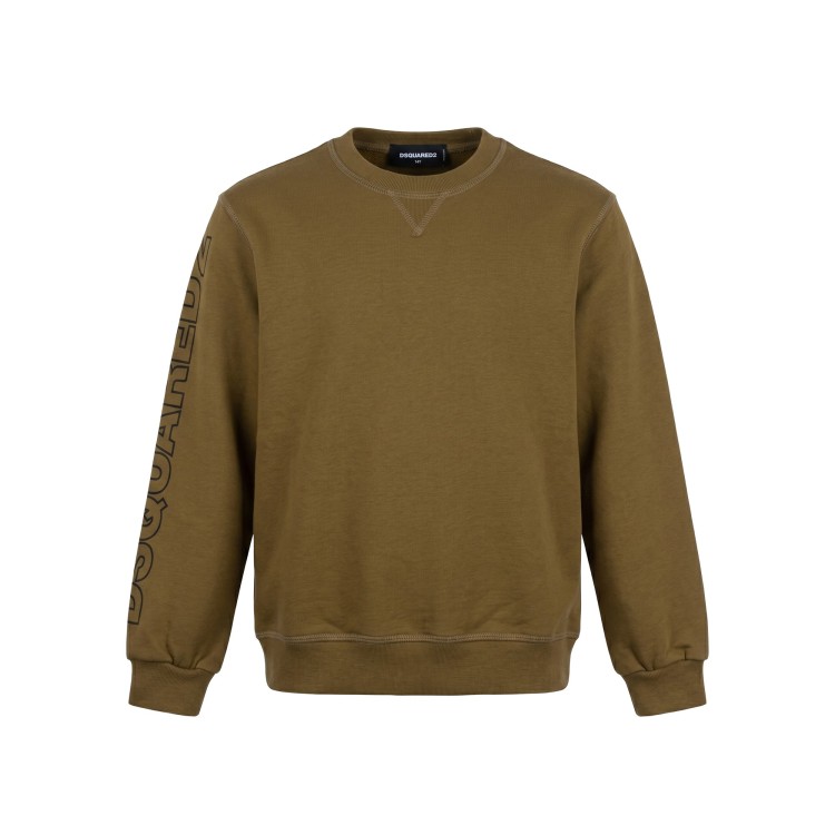DSQUARED Felpa marrone ragazzo