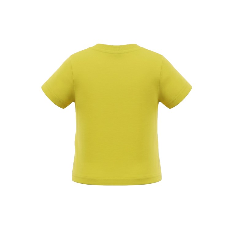 DSQUARED T-shirt in cotone per neonato gialla