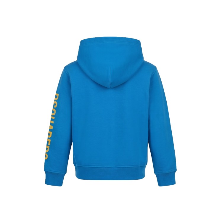 DSQUARED Felpa azzurra bambino