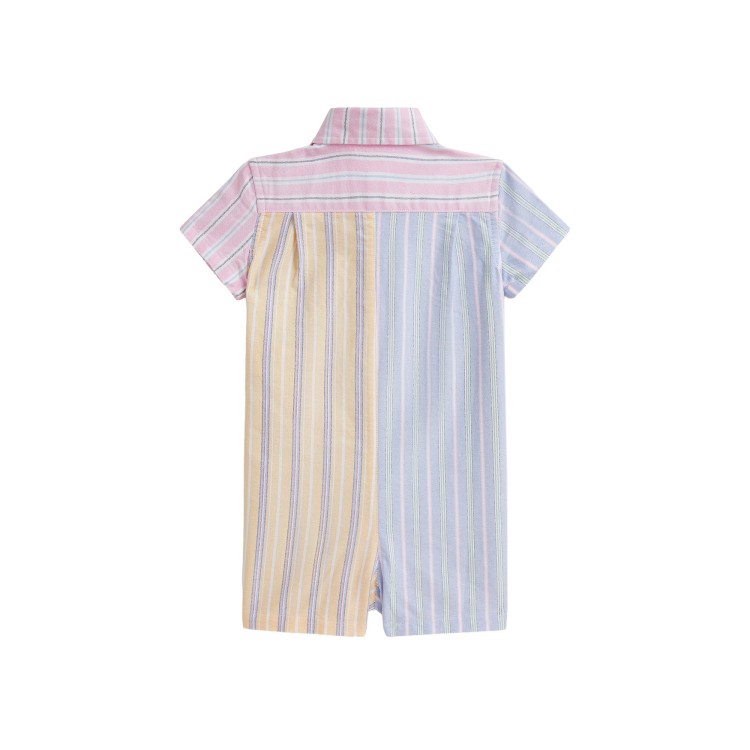 RALPH LAUREN Pagliaccetto multicolor pastello neonata