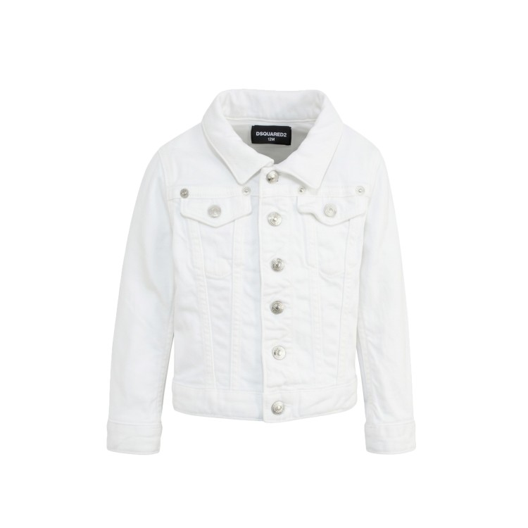 DSQUARED Giacca bianca neonata