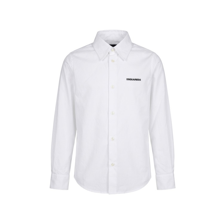 DSQUARED Camicia bianca bambino