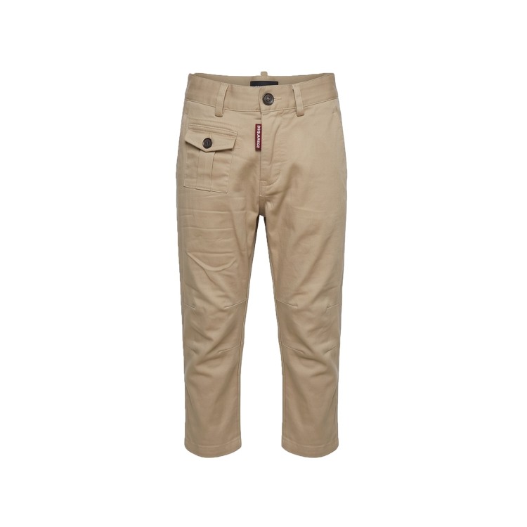 DSQUARED Pantalone beige bambino