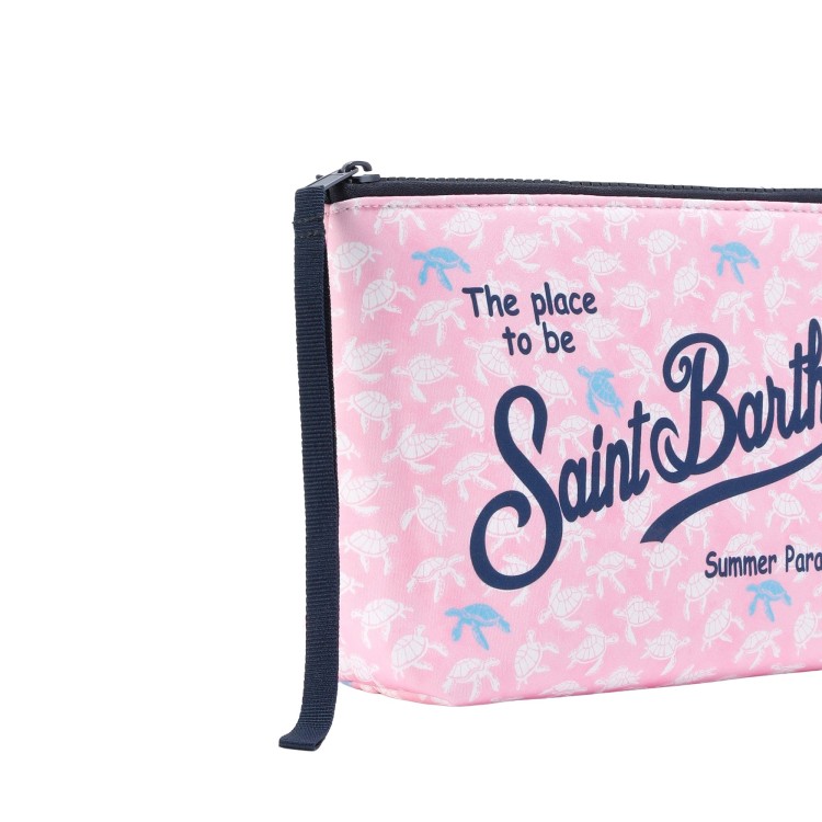 SAINT BARTH Pochette rosa tartarughe bambina