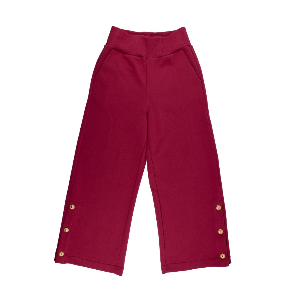 BALMAIN Pantalone bordeaux...