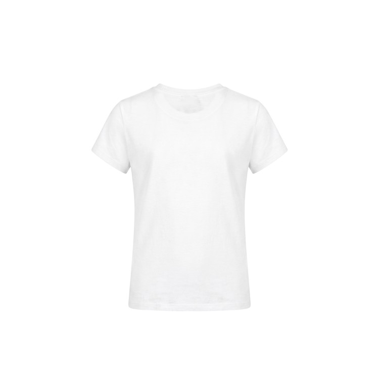 SAINT BARTH T-shirt bianca con ricamo multicolor bambina