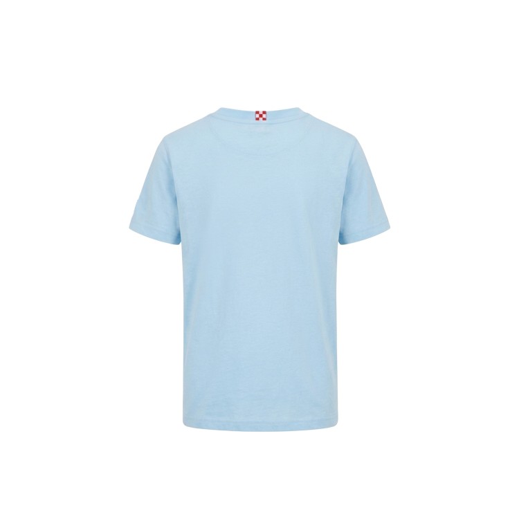 SAINT BARTH T-shirt celeste patatine con ricamo bambino