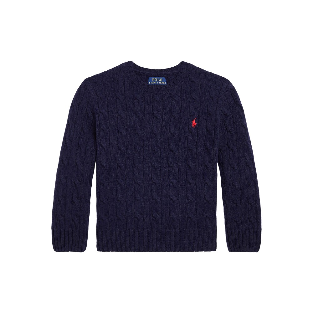 RALPH LAUREN Maglione blu...