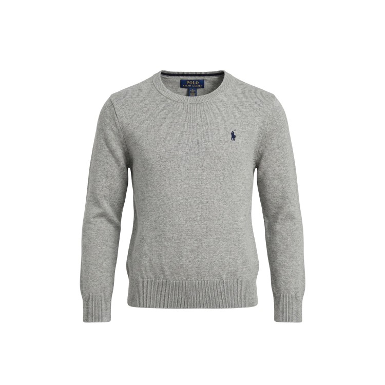 RALPH LAUREN Maglioncino grigio bambino