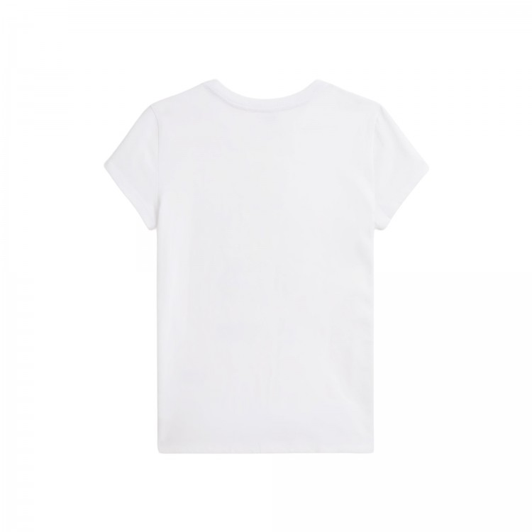 RALPH LAUREN T-shirt bianca Polo Bear bambina