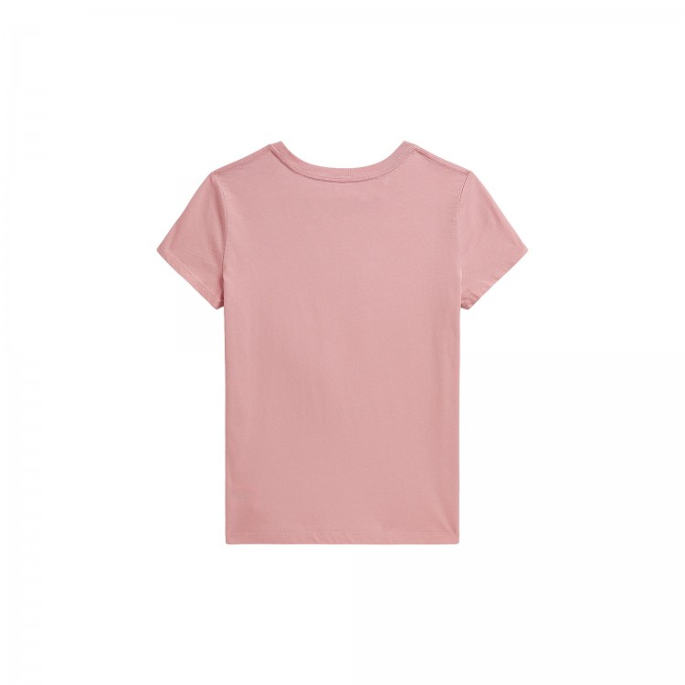 RALPH LAUREN T-shirt rosa Polo Bear bambina