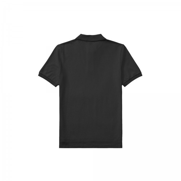 RALPH LAUREN Polo nera in piqué bambino