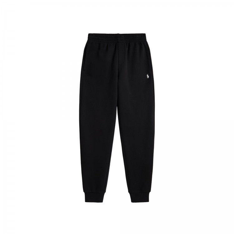 RALPH LAUREN Joggers neri con logo bambini