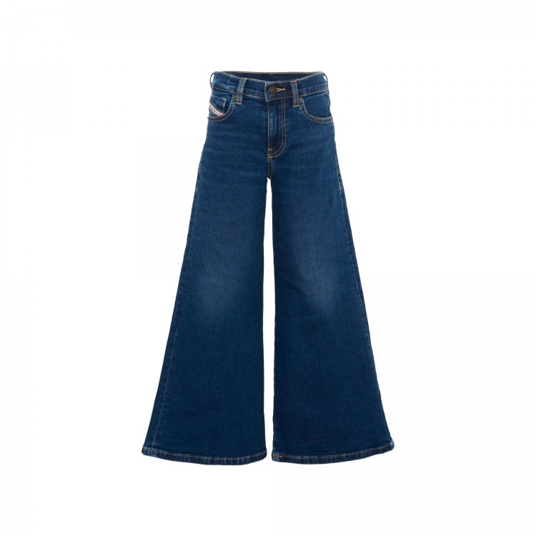 DIESEL Jeans blu scuro 1978 flared bambina