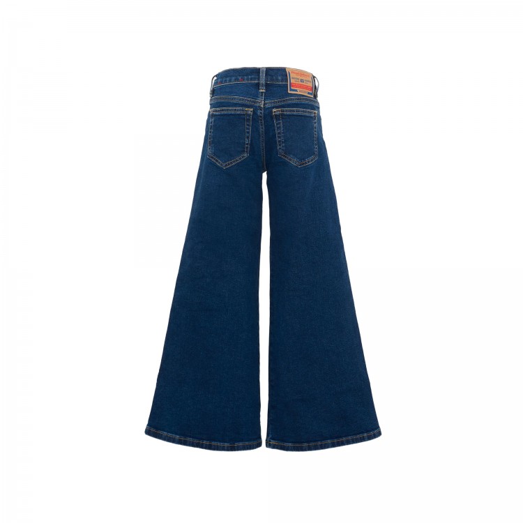 DIESEL Jeans blu scuro 1978 flared bambina