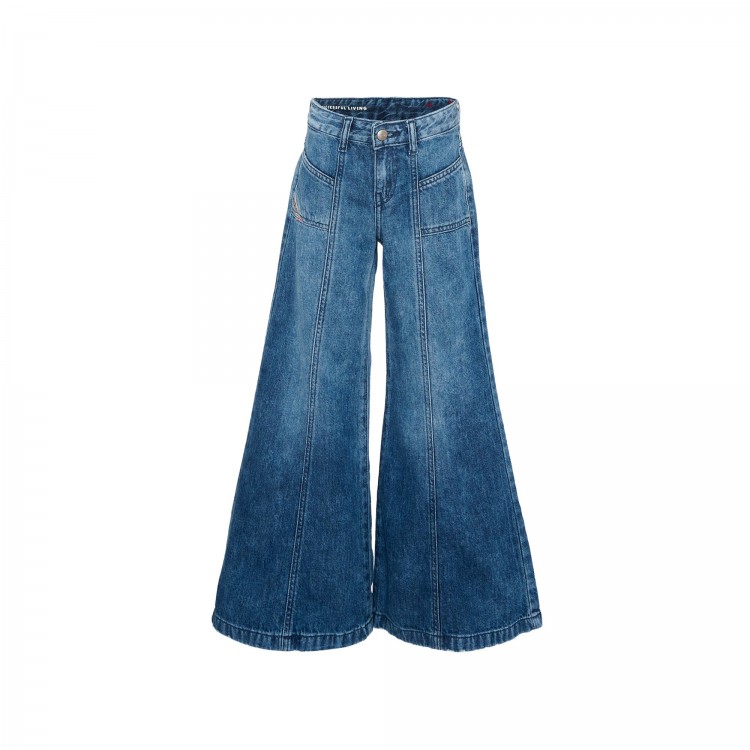DIESEL Jeans in denim a zampa bambina
