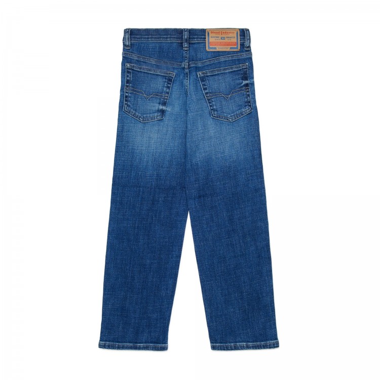 DIESEL Jeans blu relaxed slavato bambini