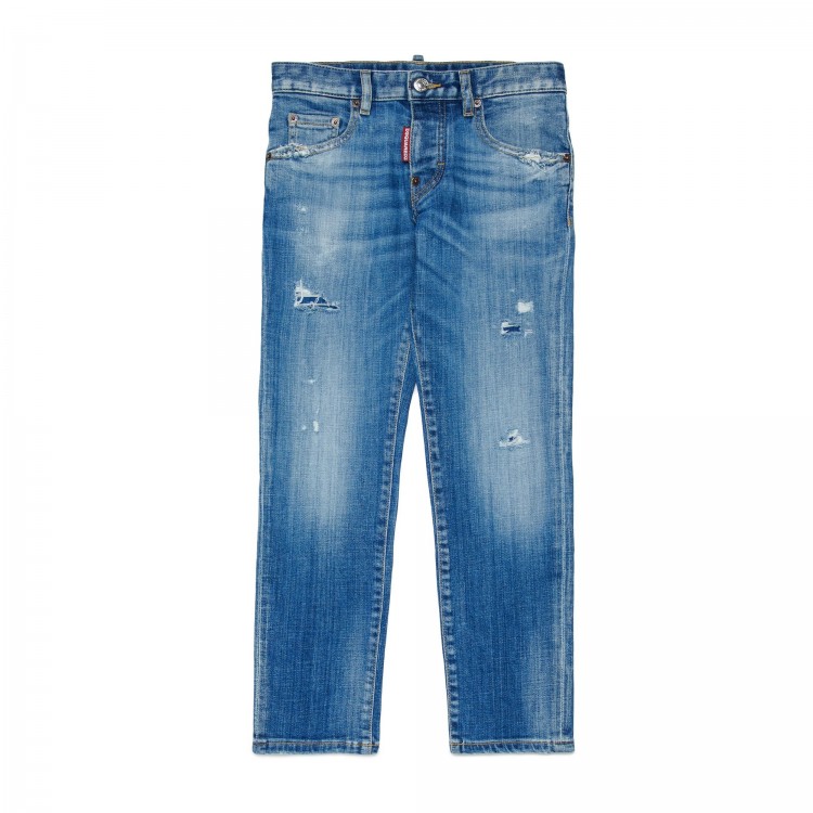 DSQUARED Jeans Stanislav effetto vissuto bambino