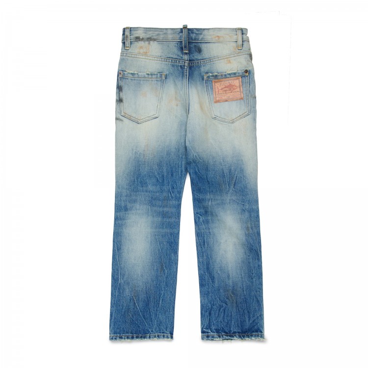 DSQUARED Jeans chiari slavati bambino