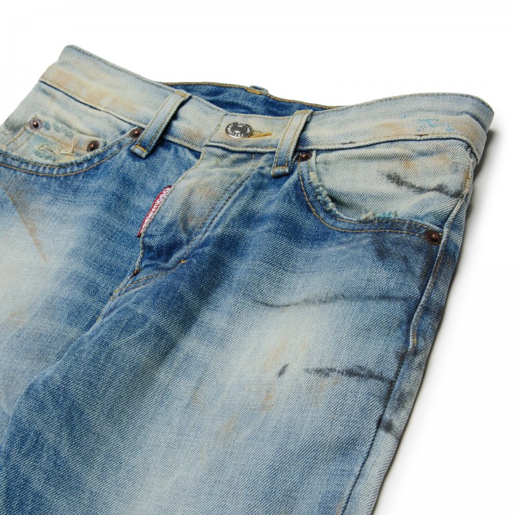 DSQUARED Jeans chiari slavati bambino
