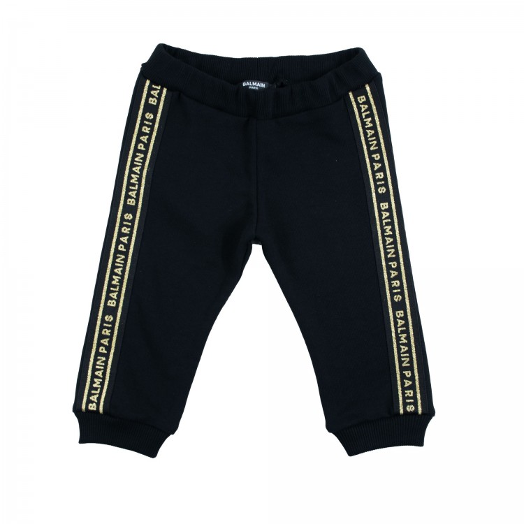 BALMAIN Pantalone nero  neonati