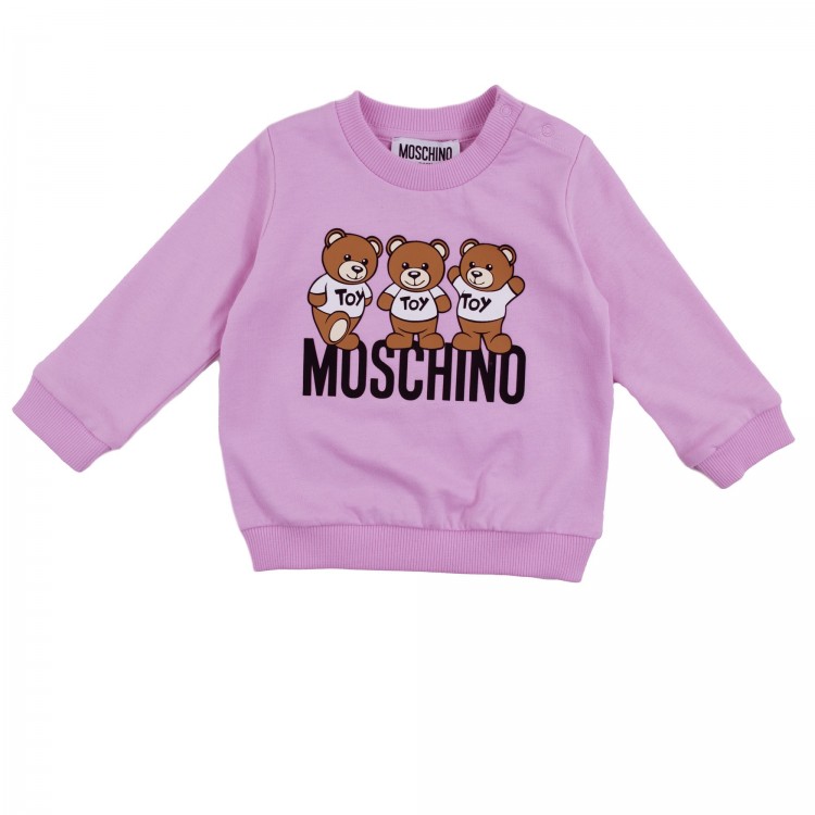 MOSCHINO Felpa  glicine neonata