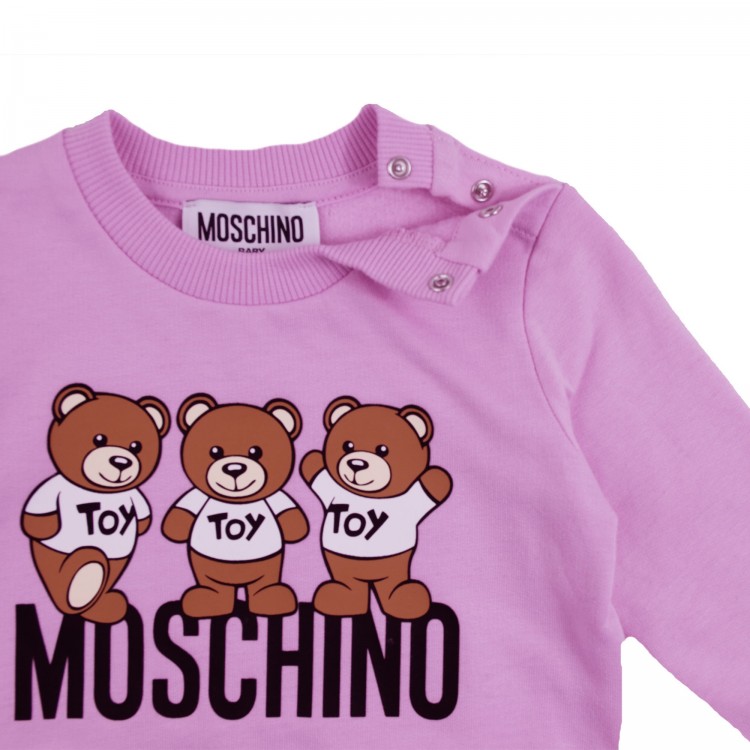 MOSCHINO Felpa  glicine neonata