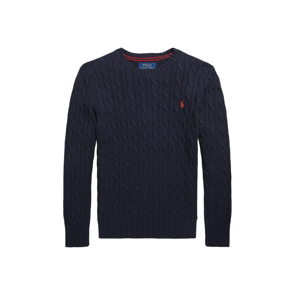 RALPH LAUREN Maglione blu...