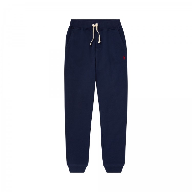 RALPH LAUREN Joggers navy con logo bambino