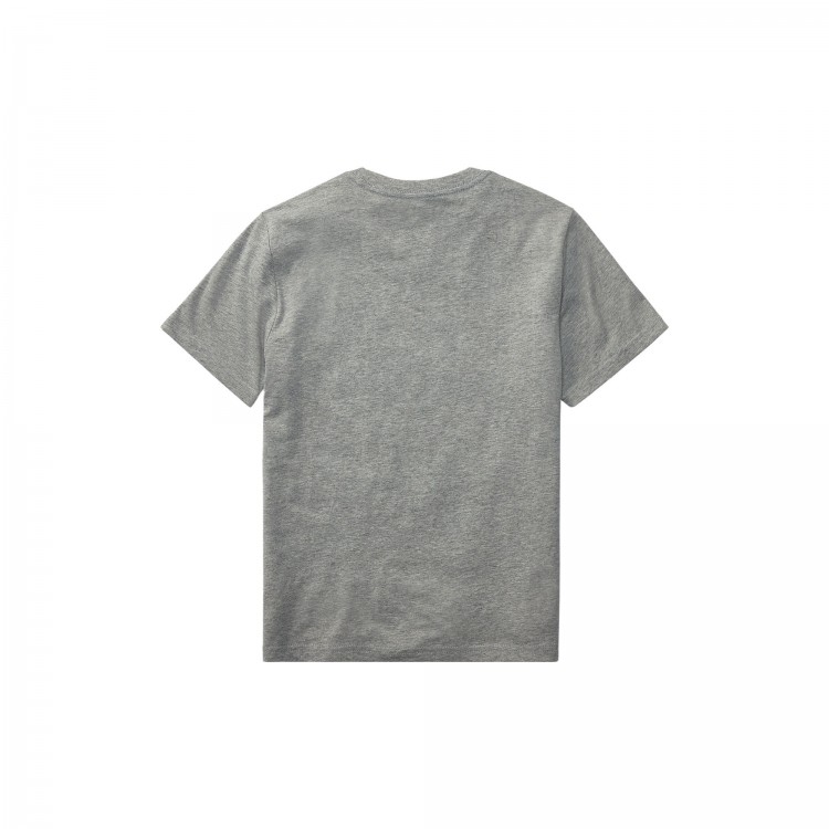 RALPH LAUREN T-shirt grigia Pony navy bambini