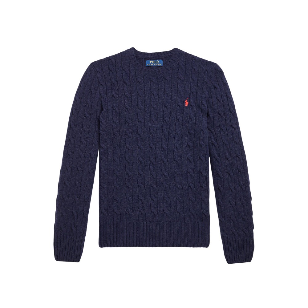 RALPH LAUREN Maglione blu...