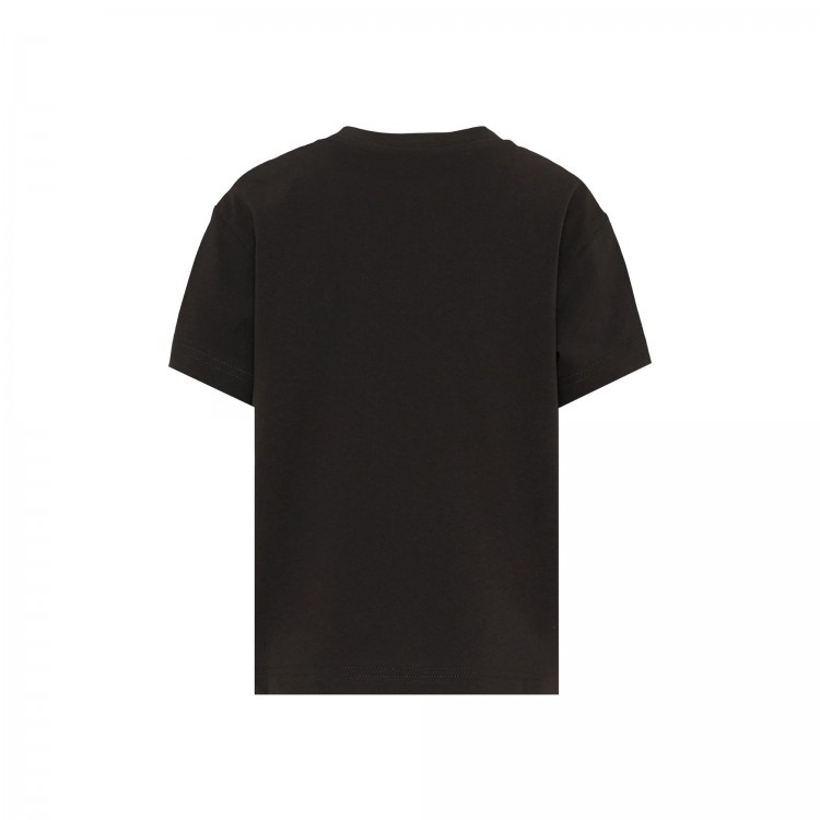 PALM ANGELS T-shirt nera Teddy Bear bambino