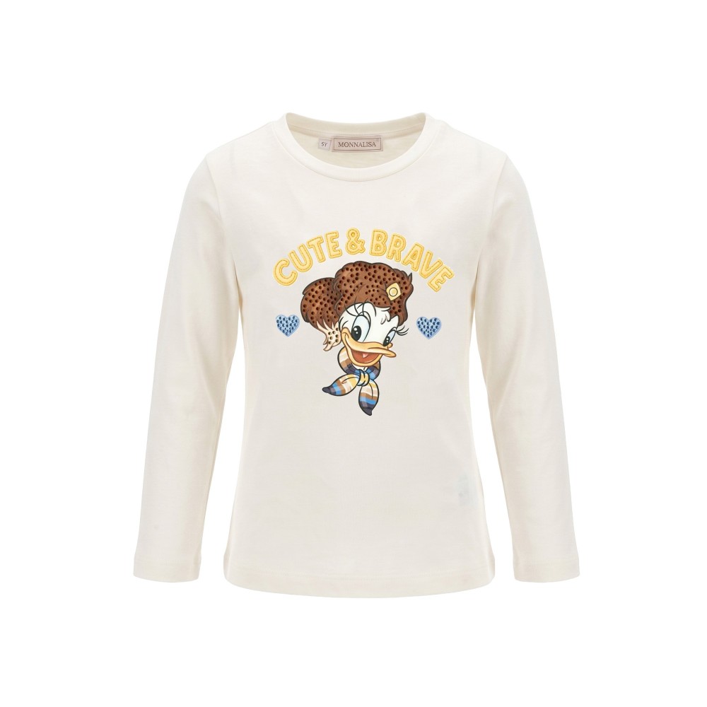 MONNALISA T-shirt panna...