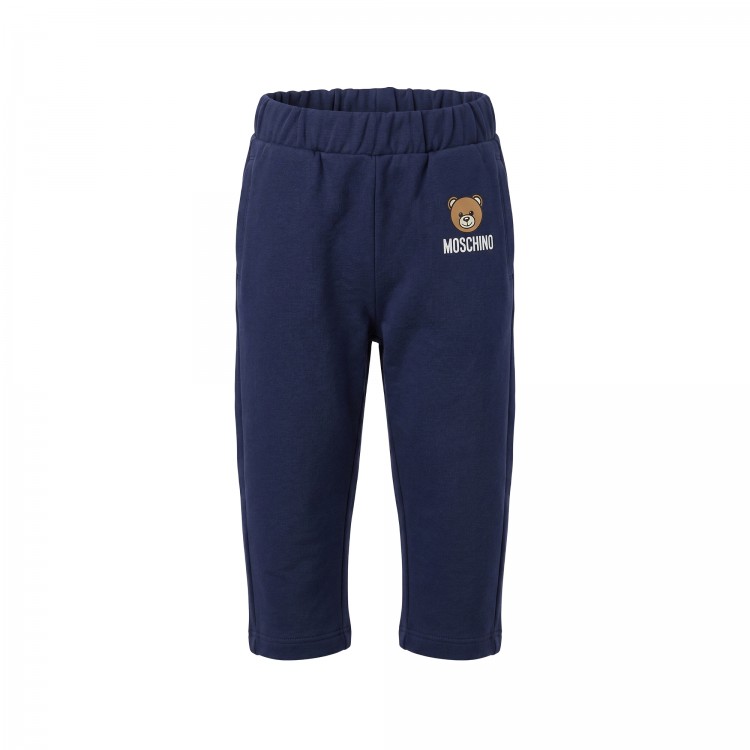 MOSCHINO PANTALONE LUNGO.BLU NAVY