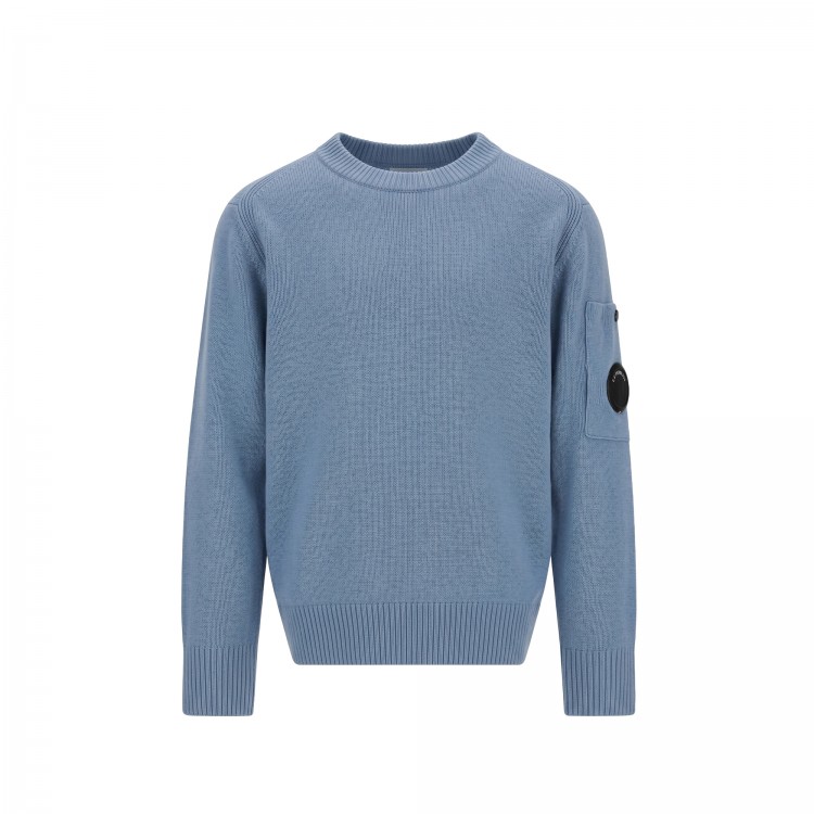 C.P. COMPANY GIROCOLLO M/L.DUSTY BLUE