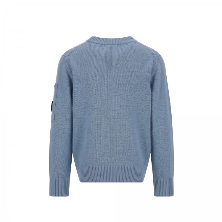 C.P. COMPANY GIROCOLLO M/L.DUSTY BLUE