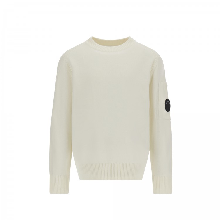 C.P. COMPANY GIROCOLLO M/L.GAUZE WHITE