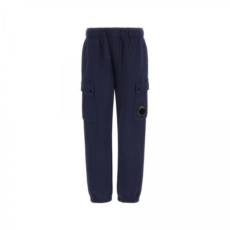 C.P. COMPANY PANTALONE LUNGO.BLUE NAVY