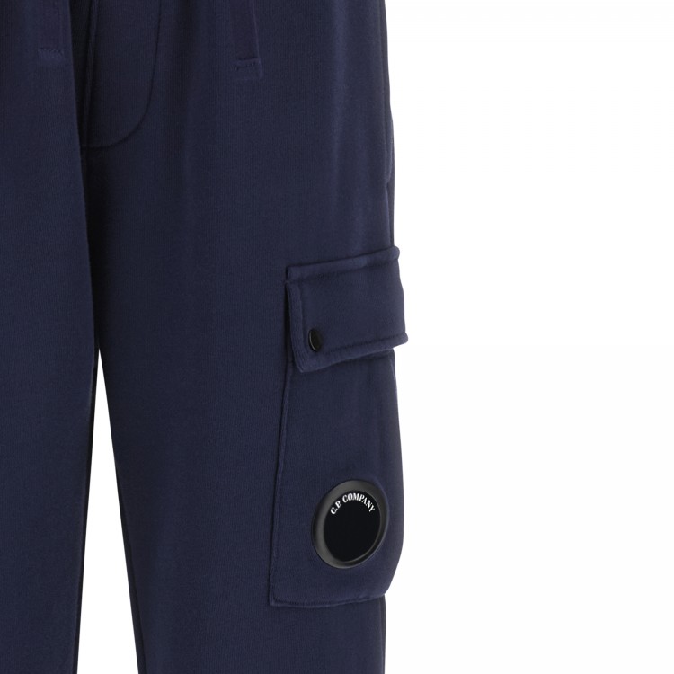 C.P. COMPANY PANTALONE LUNGO.BLUE NAVY