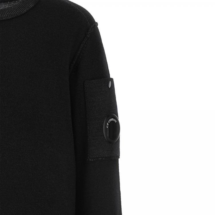 C.P. COMPANY GIROCOLLO M/L.NERO/BLACK