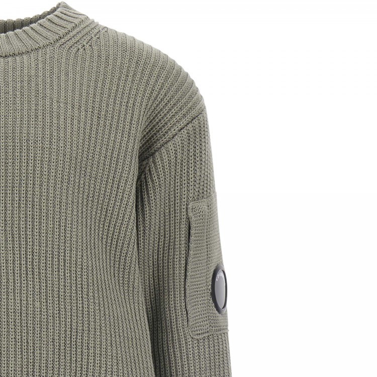 C.P. COMPANY GIROCOLLO M/L.TAUPE GREY