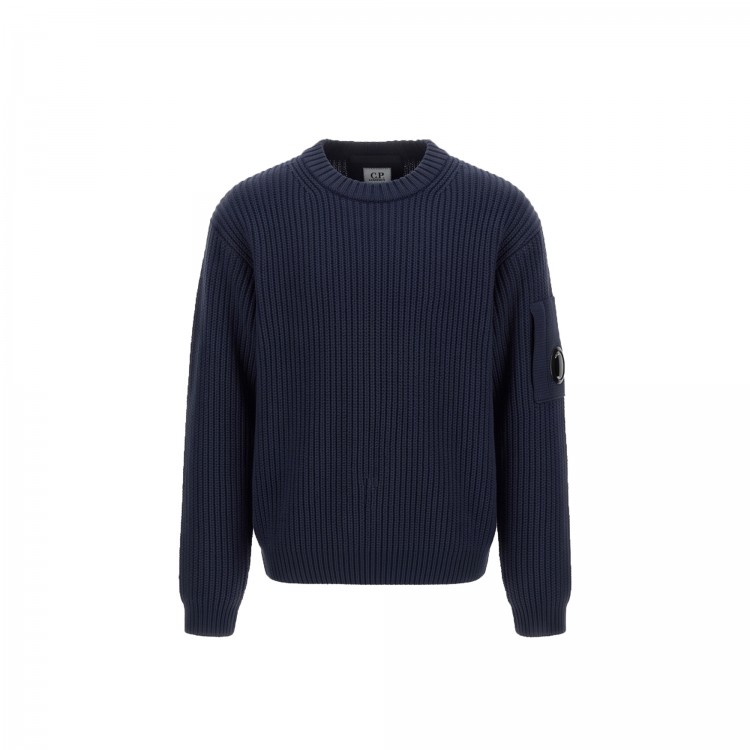 C.P. COMPANY GIROCOLLO M/L.TOTAL ECLIPSE BLUE